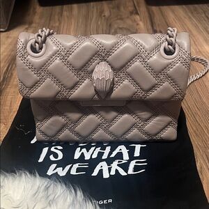 Kurt Geiger Quilted Shoulder Bag - Taupe